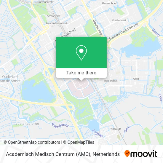 Academisch Medisch Centrum (AMC) map