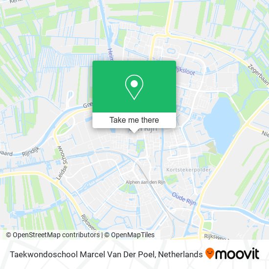 Taekwondoschool Marcel Van Der Poel map