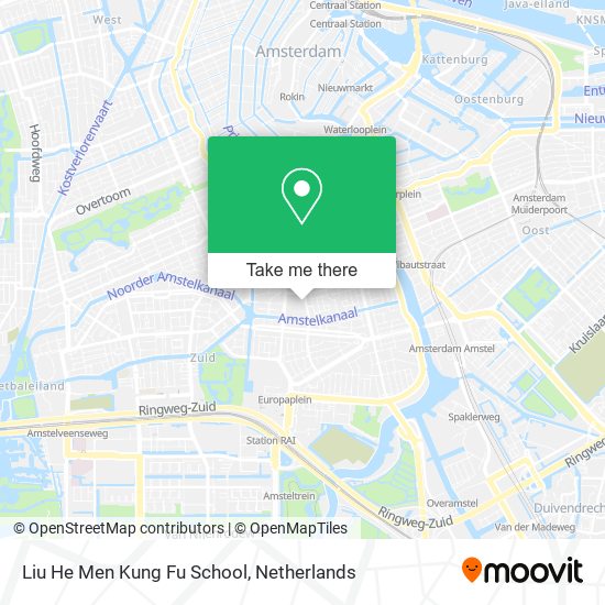 Liu He Men Kung Fu School map