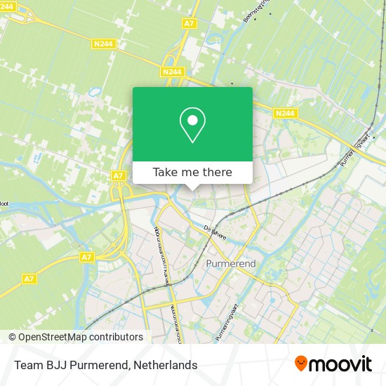 Team BJJ Purmerend map