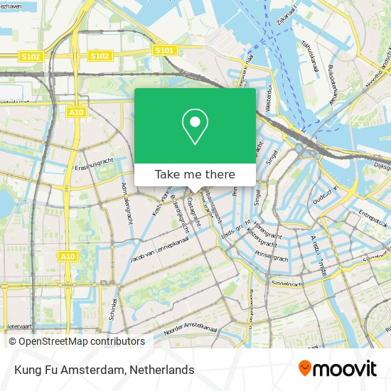 Kung Fu Amsterdam map