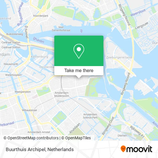 Buurthuis Archipel map