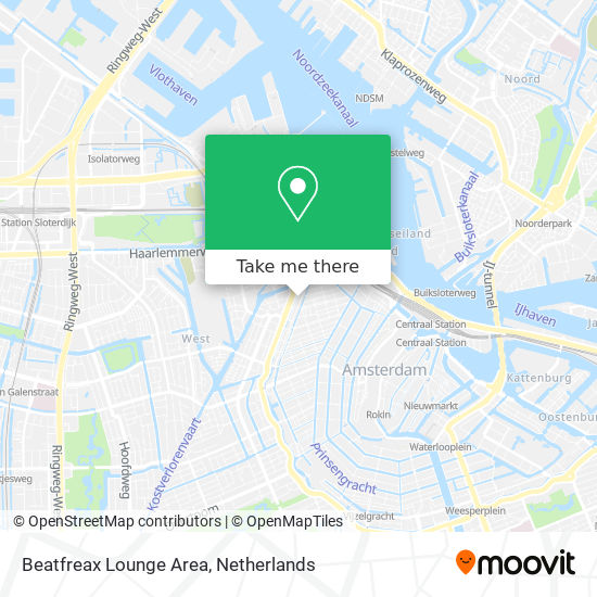 Beatfreax Lounge Area map