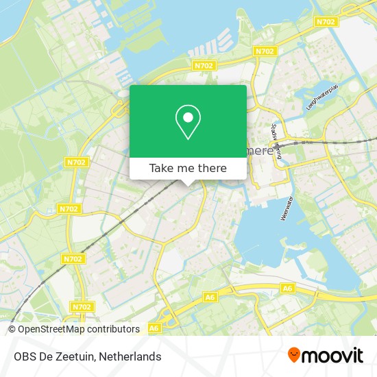 OBS De Zeetuin map