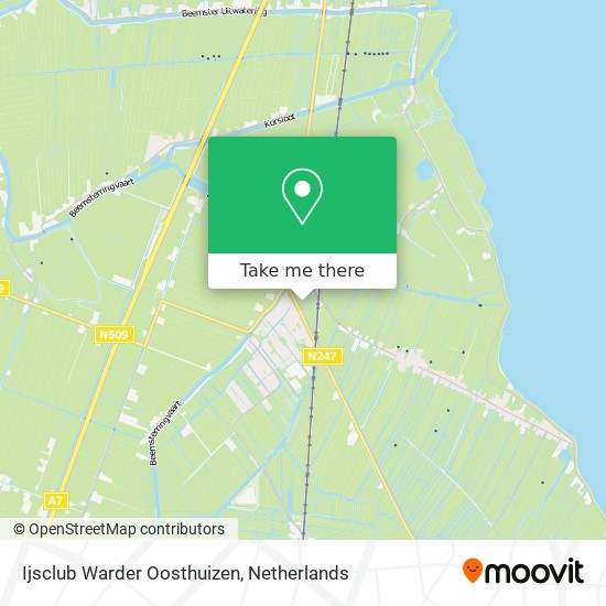 Ijsclub Warder Oosthuizen map