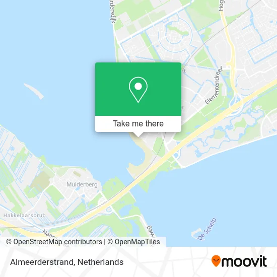 Almeerderstrand map