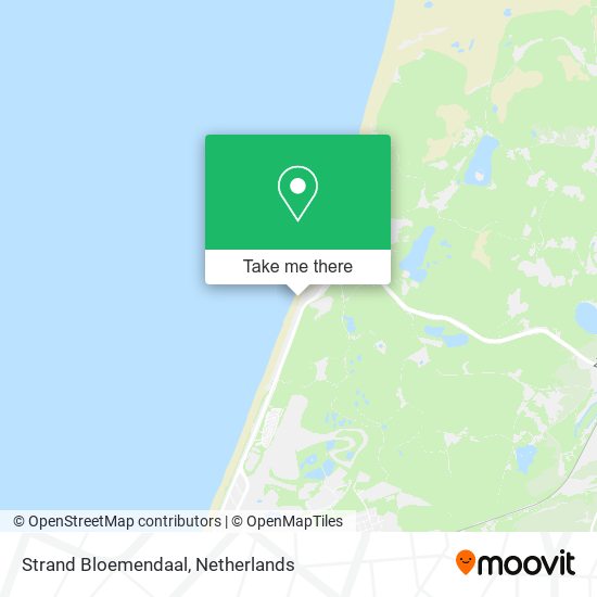 Strand Bloemendaal map