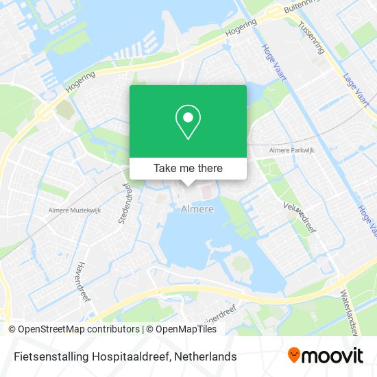 Fietsenstalling Hospitaaldreef map