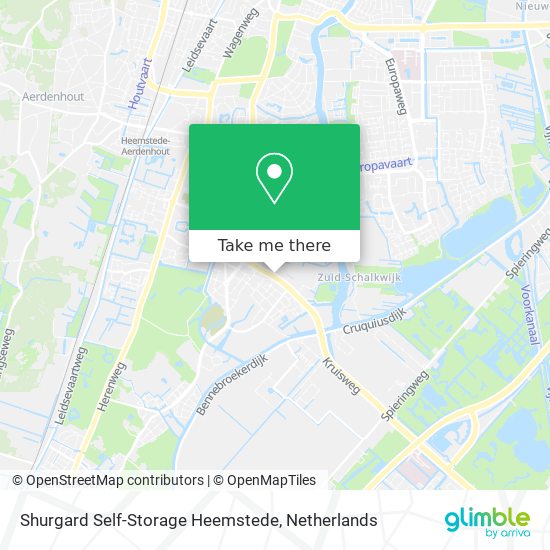 Shurgard Self-Storage Heemstede Karte