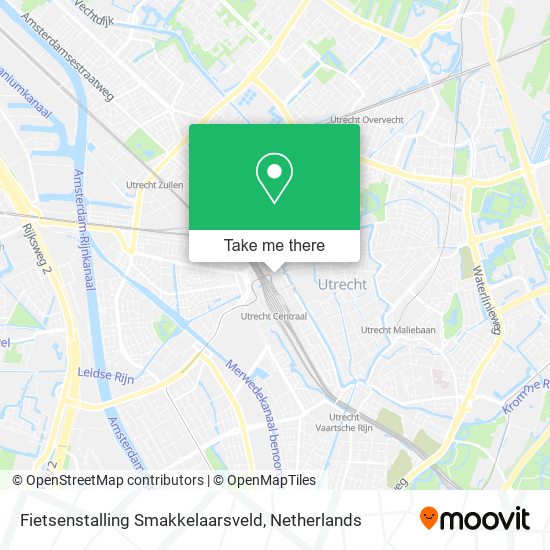 Fietsenstalling Smakkelaarsveld map