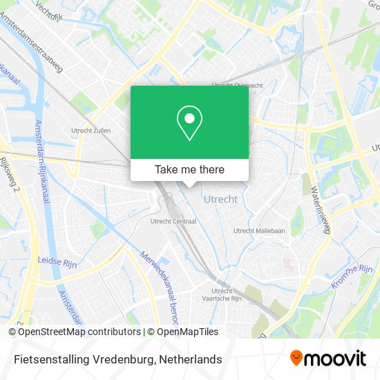 Fietsenstalling Vredenburg map