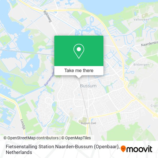 Fietsenstalling Station Naarden-Bussum (Openbaar) map