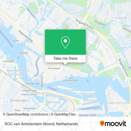 ROC van Amsterdam Noord map