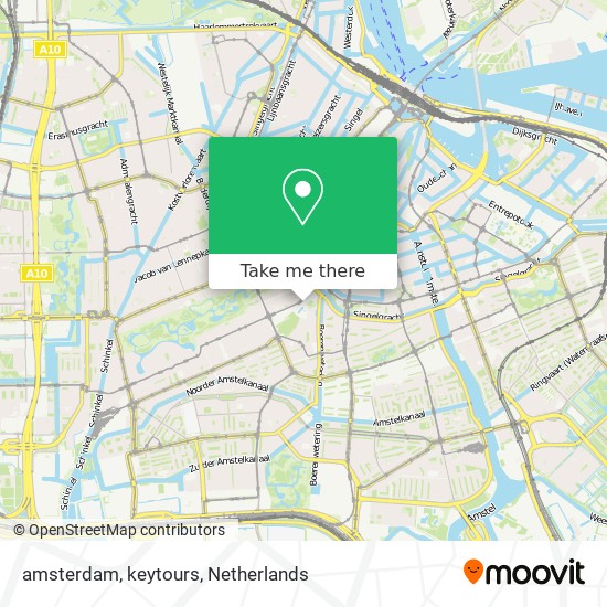 amsterdam, keytours map