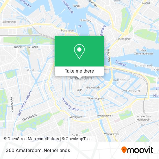 360 Amsterdam Karte