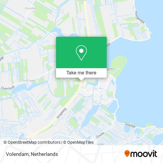 Volendam map