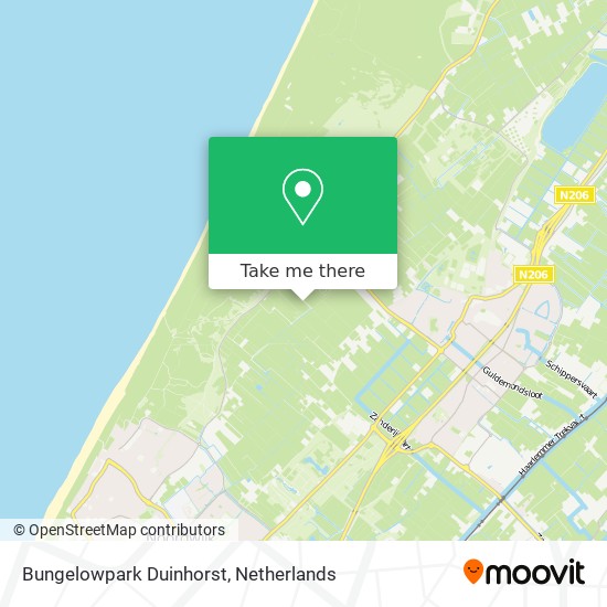 Bungelowpark Duinhorst map