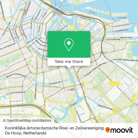 Koninklijke Amsterdamsche Roei- en Zeilvereeniging  De Hoop map
