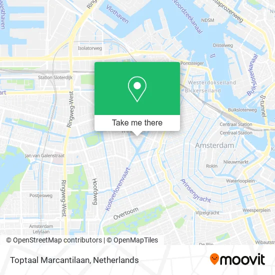 Toptaal Marcantilaan map