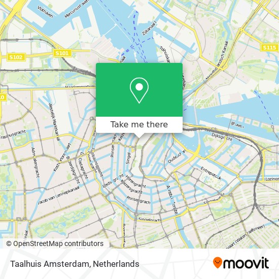 Taalhuis Amsterdam Karte