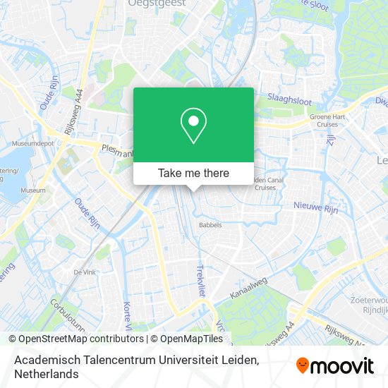 Academisch Talencentrum Universiteit Leiden Karte