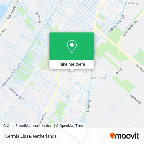 Kermis Lisse map