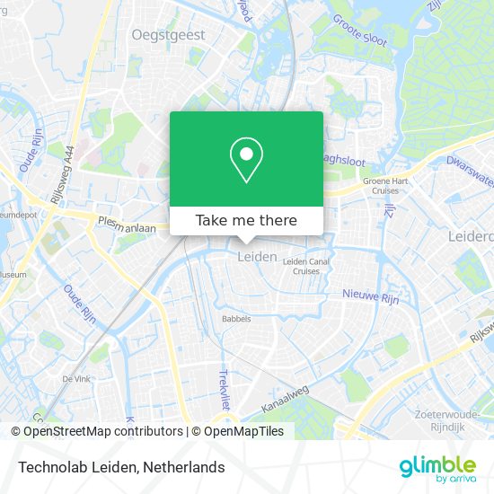 Technolab Leiden map