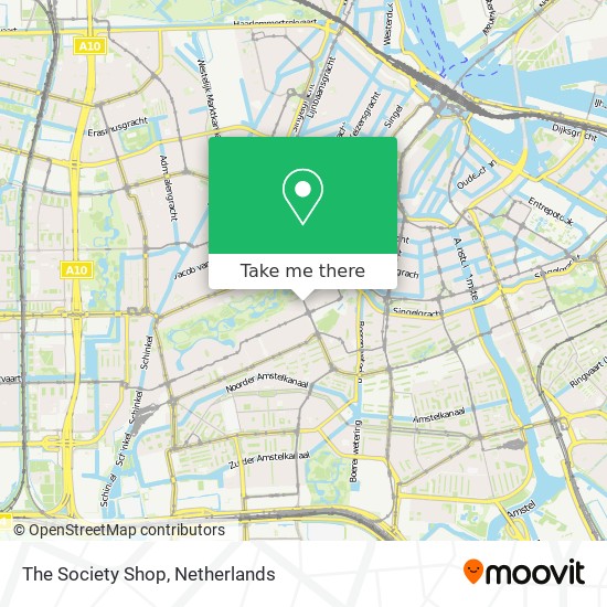 The Society Shop map