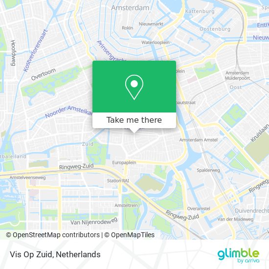 Vis Op Zuid map