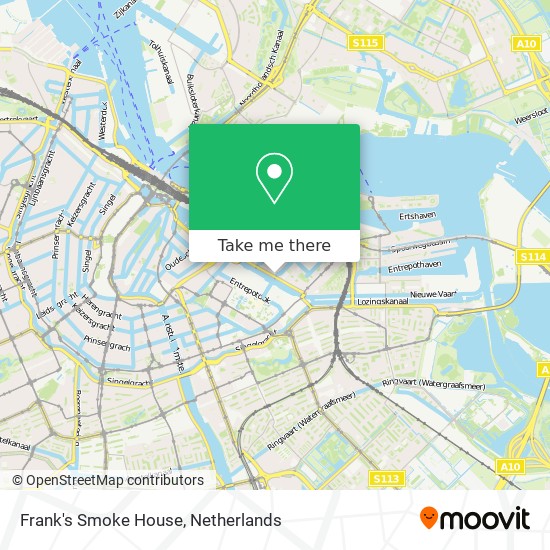 Frank's Smoke House map