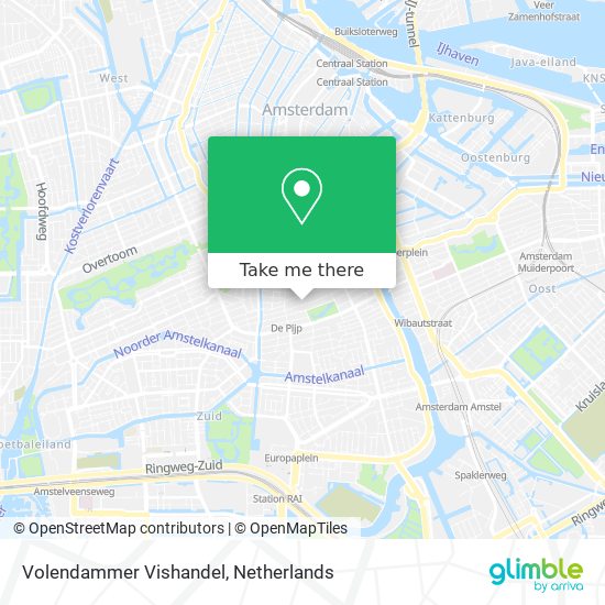 Volendammer Vishandel map