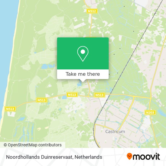 Noordhollands Duinreservaat map