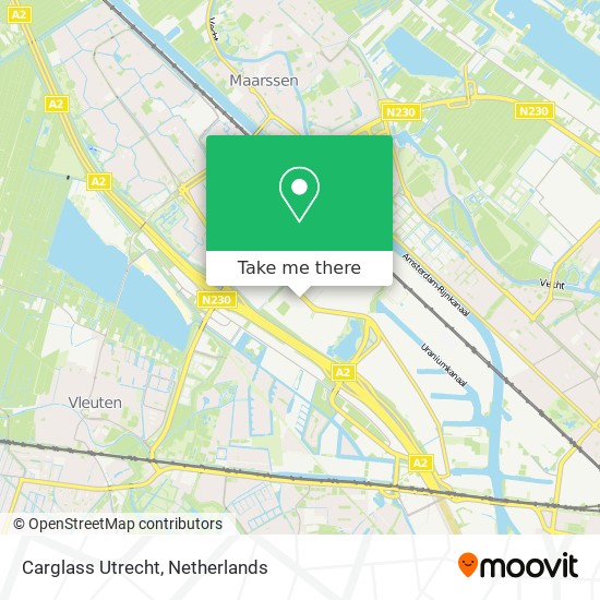 Carglass Utrecht map