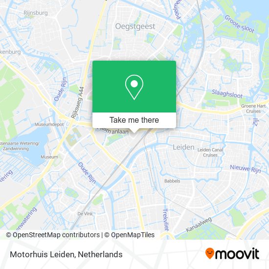 Motorhuis Leiden map