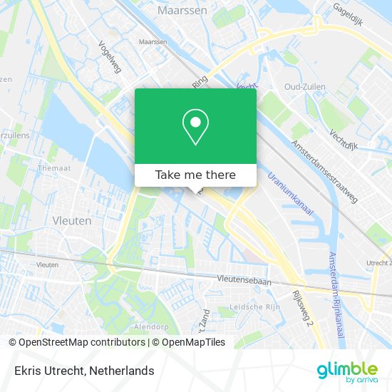 Ekris Utrecht map