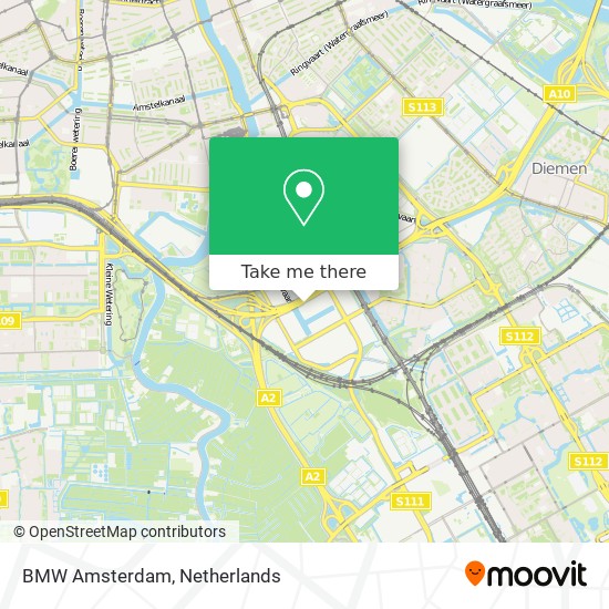 BMW Amsterdam Karte