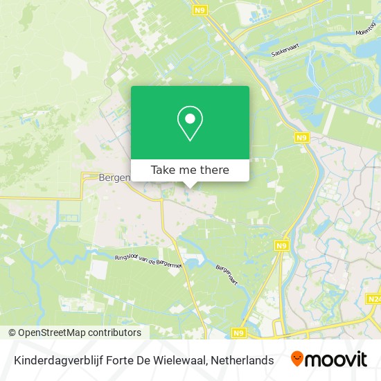Kinderdagverblijf Forte De Wielewaal map