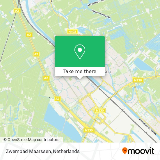 Zwembad Maarssen map