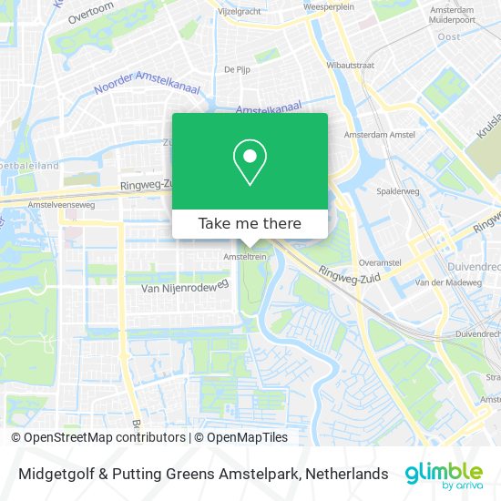 Midgetgolf & Putting Greens Amstelpark map