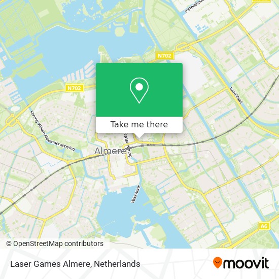 Laser Games Almere map