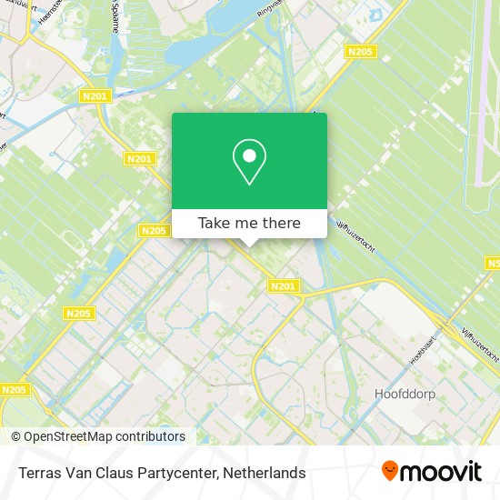 Terras Van Claus Partycenter map