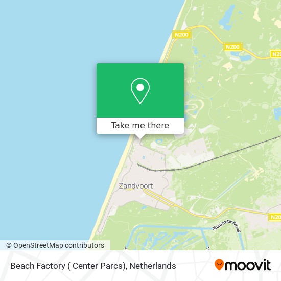 Beach Factory ( Center Parcs) Karte