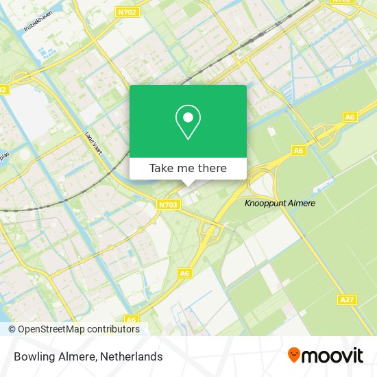 Bowling Almere map