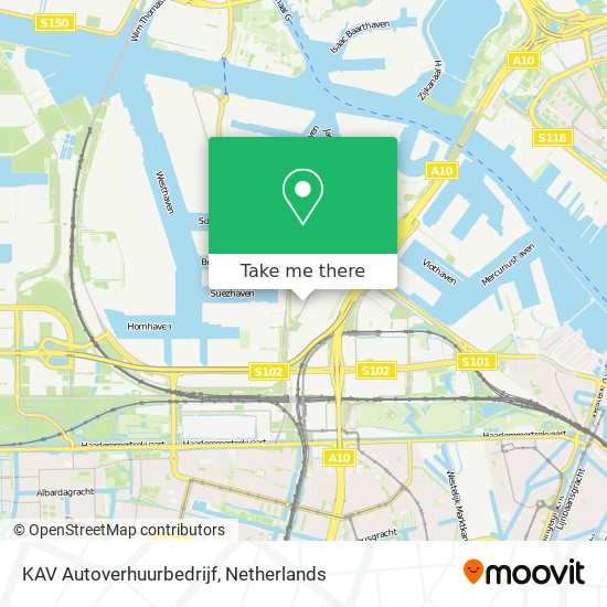 KAV Autoverhuurbedrijf map