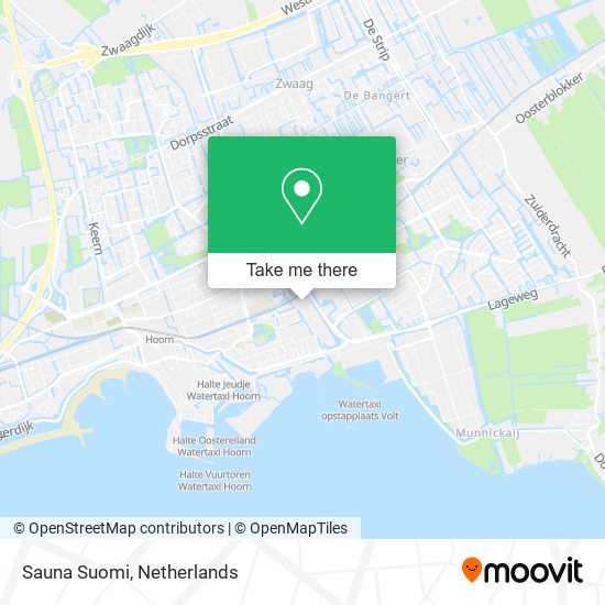 Sauna Suomi map