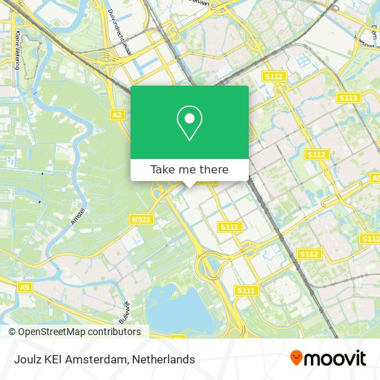 Joulz KEI Amsterdam map