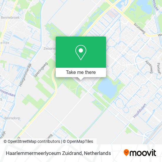 Haarlemmermeerlyceum Zuidrand map