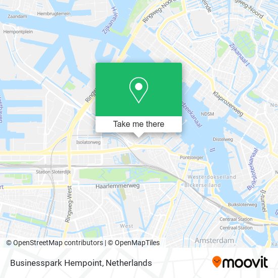 Businesspark Hempoint map