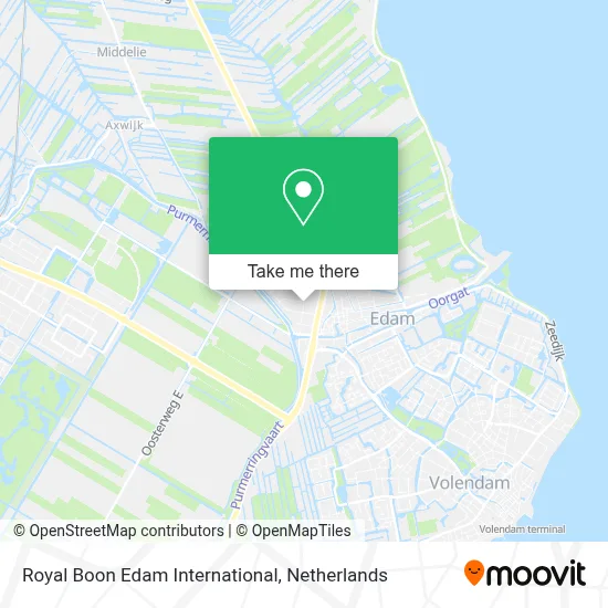 Royal Boon Edam International map