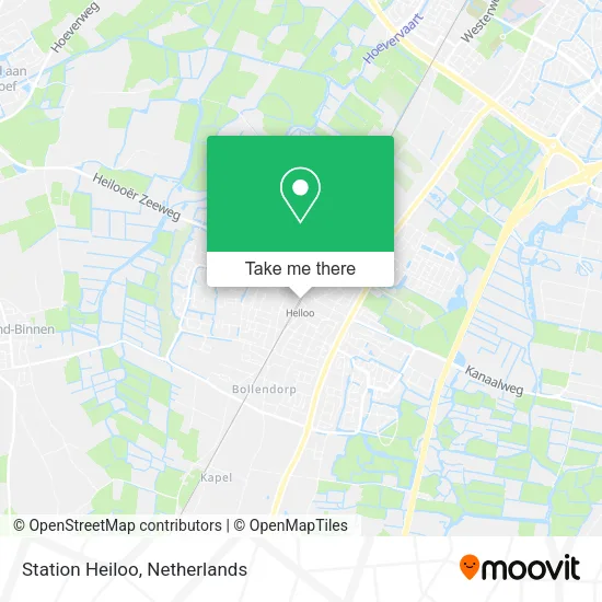 Station Heiloo map